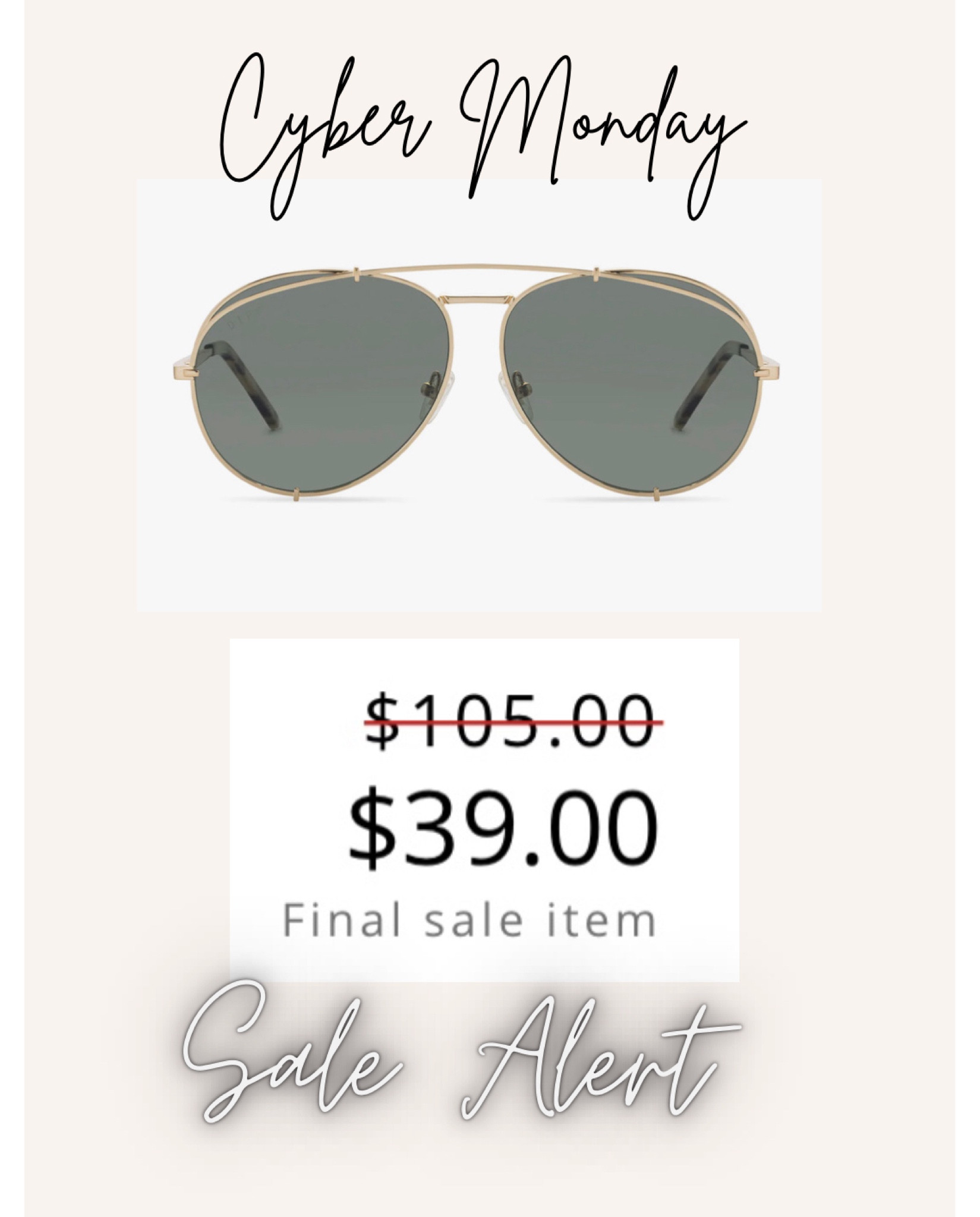 Huge markdown on Diff eyewear!! Multiple color options for this style. 

#LTKGiftGuide #LTKHoliday #LTKCyberweek