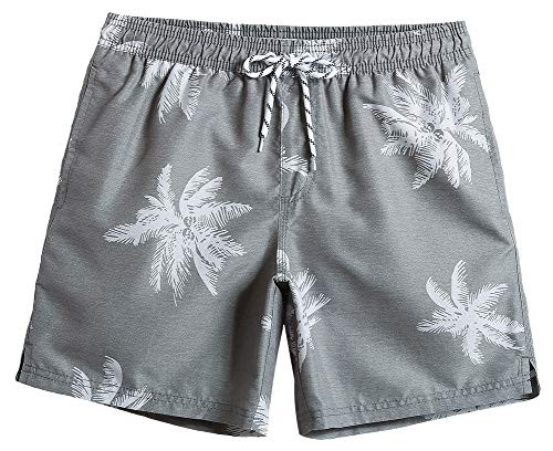 maamgic Mens Swim Trunks 7 Inch Quick Dry Printed Short with Mesh Lining Swimwear Bathing Suits | Amazon (US)