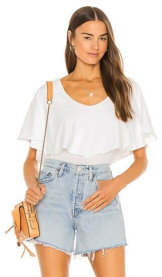 Girl Talk Tee in White | Revolve Clothing (Global)