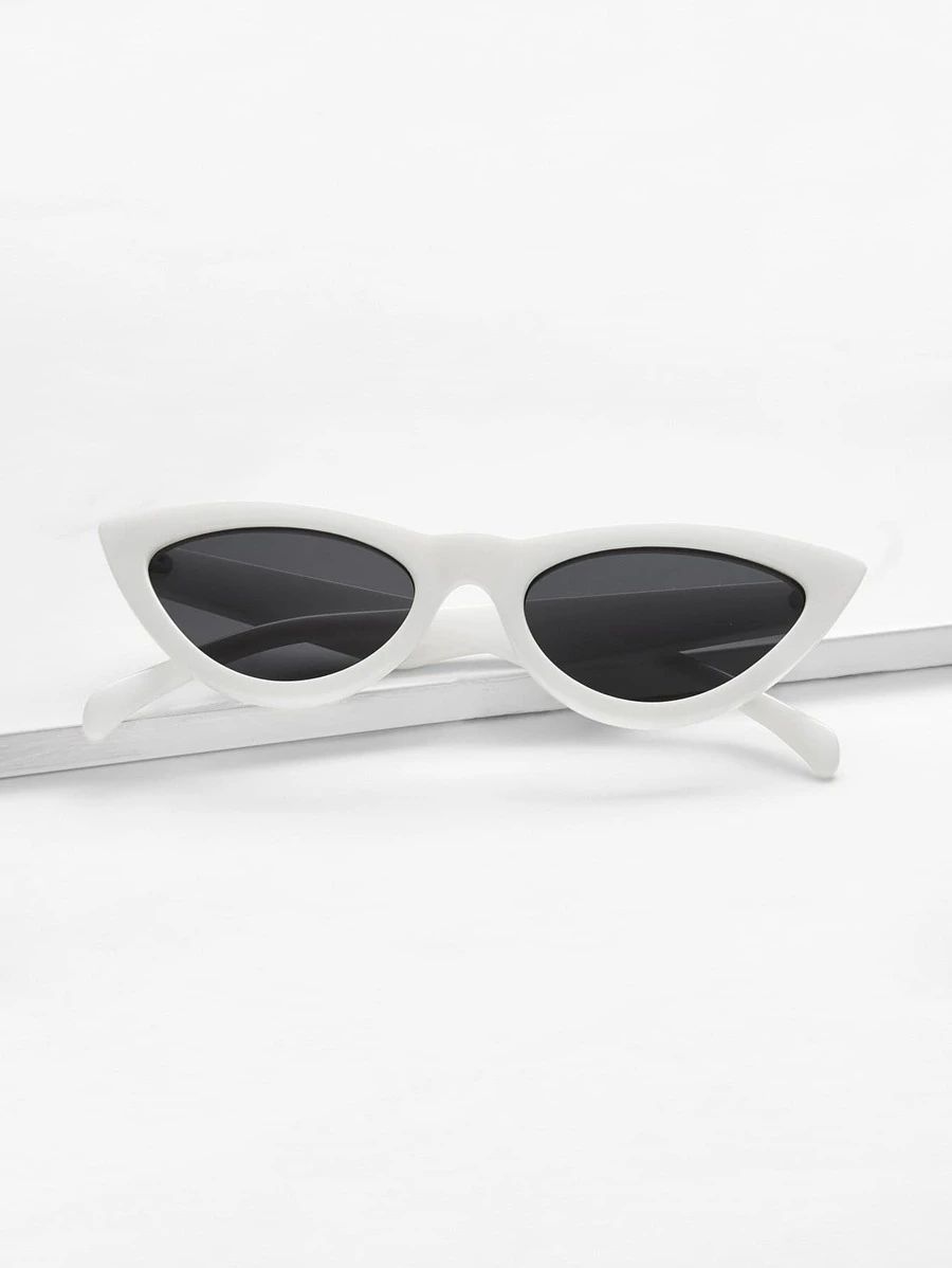 Cat Eye Two Tone Fashion Glasses
   SKU: swglass18201109581      
          (9999+ Reviews)
     ... | SHEIN