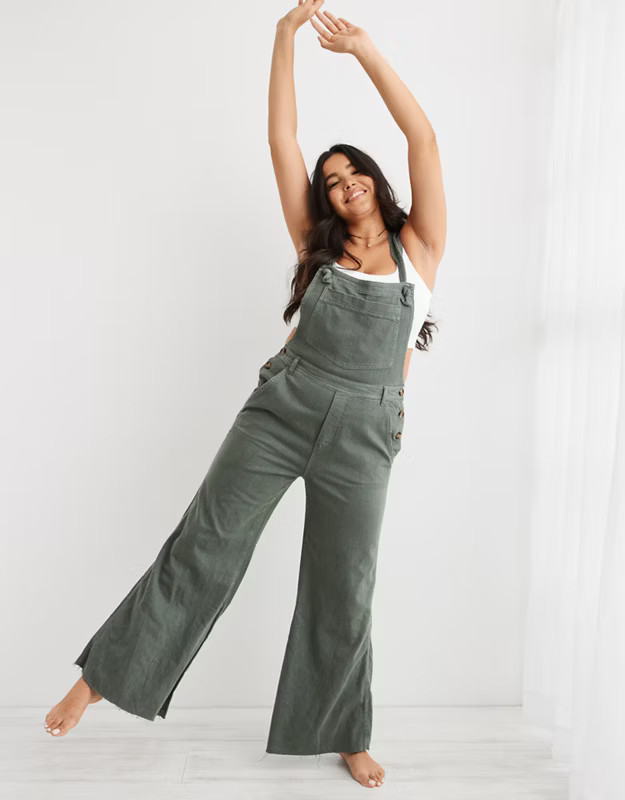 Aerie Wide Leg Overalls | American Eagle Outfitters (US & CA)