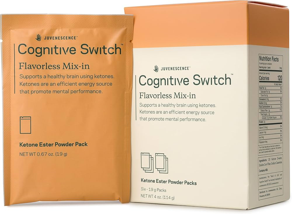 Cognitive Switch BHB Exogenous Ketones, Ketone Ester Powder, Coffee Creamer Alternative, Rapid Ke... | Amazon (US)