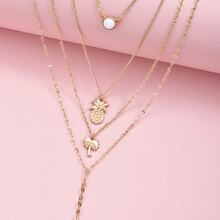 Fruit Layered Necklace | SHEIN