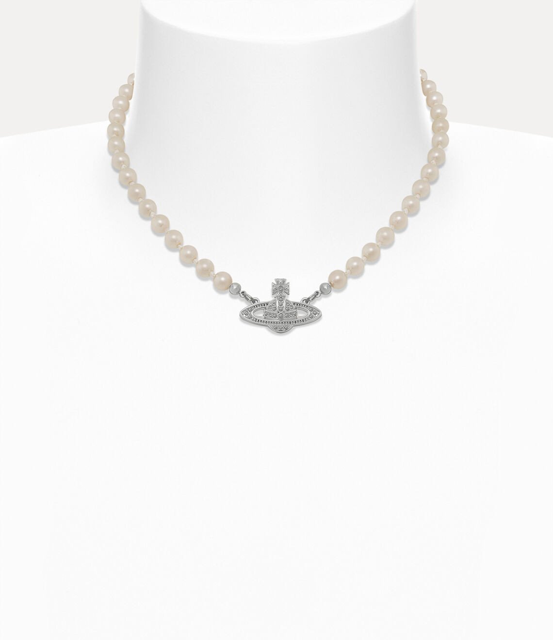 Mini Bas Relief Pearl Choker | Vivienne Westwood
