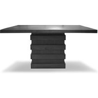 Square Oak Dining Table, Slatted Base | Etsy (US)