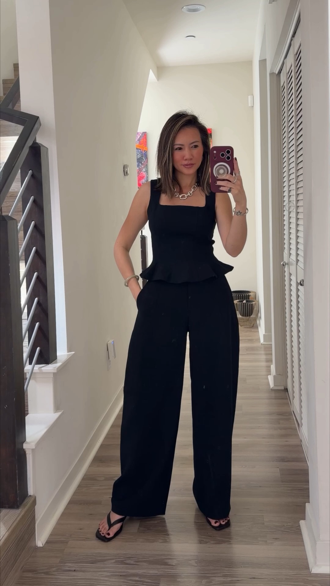 OOTD ⚡️ What I wore to work. This peplum top is so darling, styled with the chicest barrel pants from Aritzia. The material is wrinkle free. Both the top and pants come in multiple colors. I am adding the pants in both the brown and olive green pants. It’s that good! You can wear this outfit for work and going out. Just throw on a pair of heels. 

Work outfit, work wear, going out top, trousers, barrel pants, spring outfit, ootd, Aritzia, The Stylizt 




#LTKWorkwear #LTKootd #LTKdayinmylife