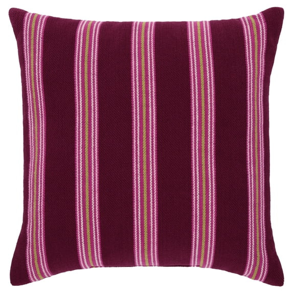 Mainstays 18 in x 18 in Pink Stripe Decorative Pillow | Walmart (US)