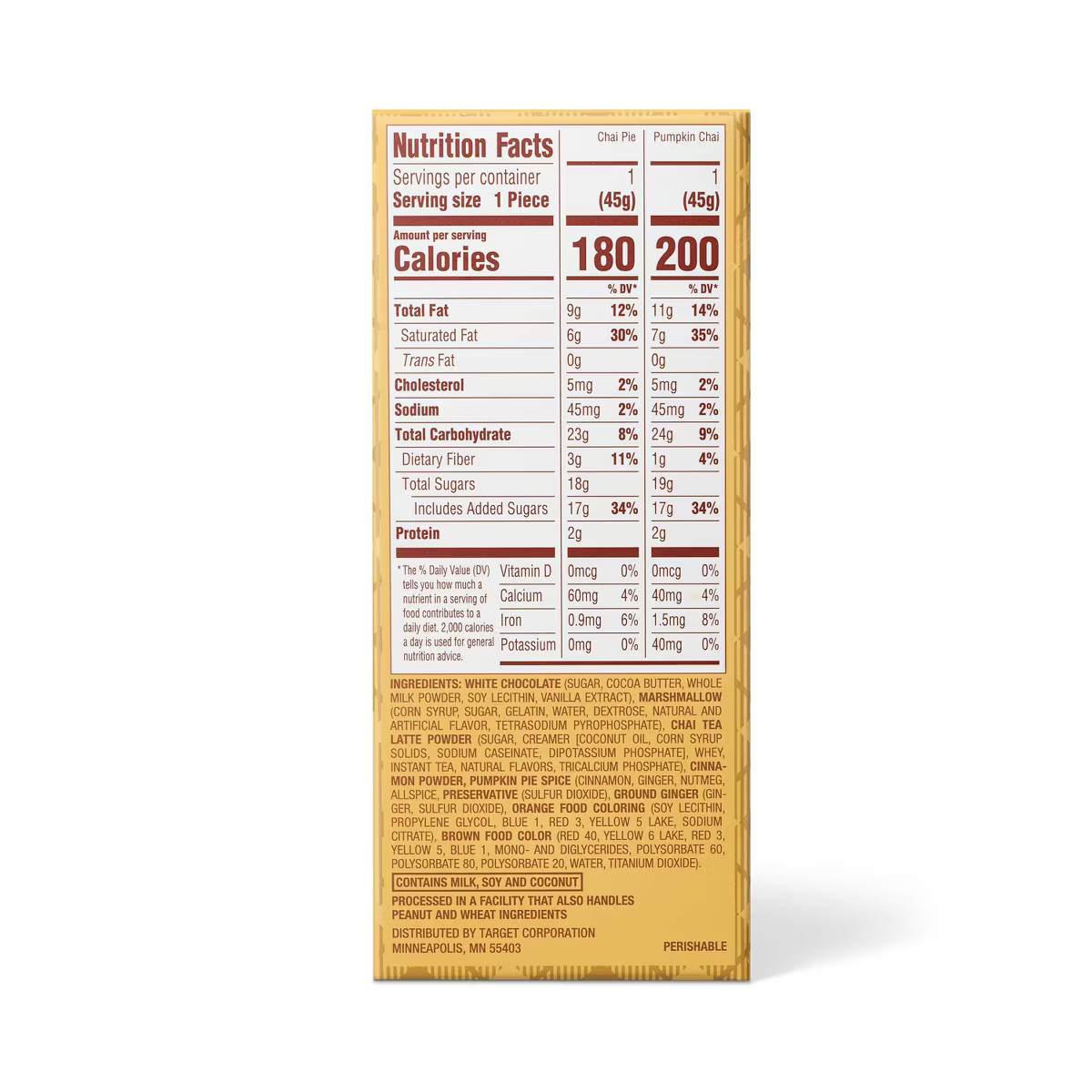 Fal Harvest Chai and Pumpkin Chai Hot Drink Bombs - 3oz - Favorite Day™ | Target