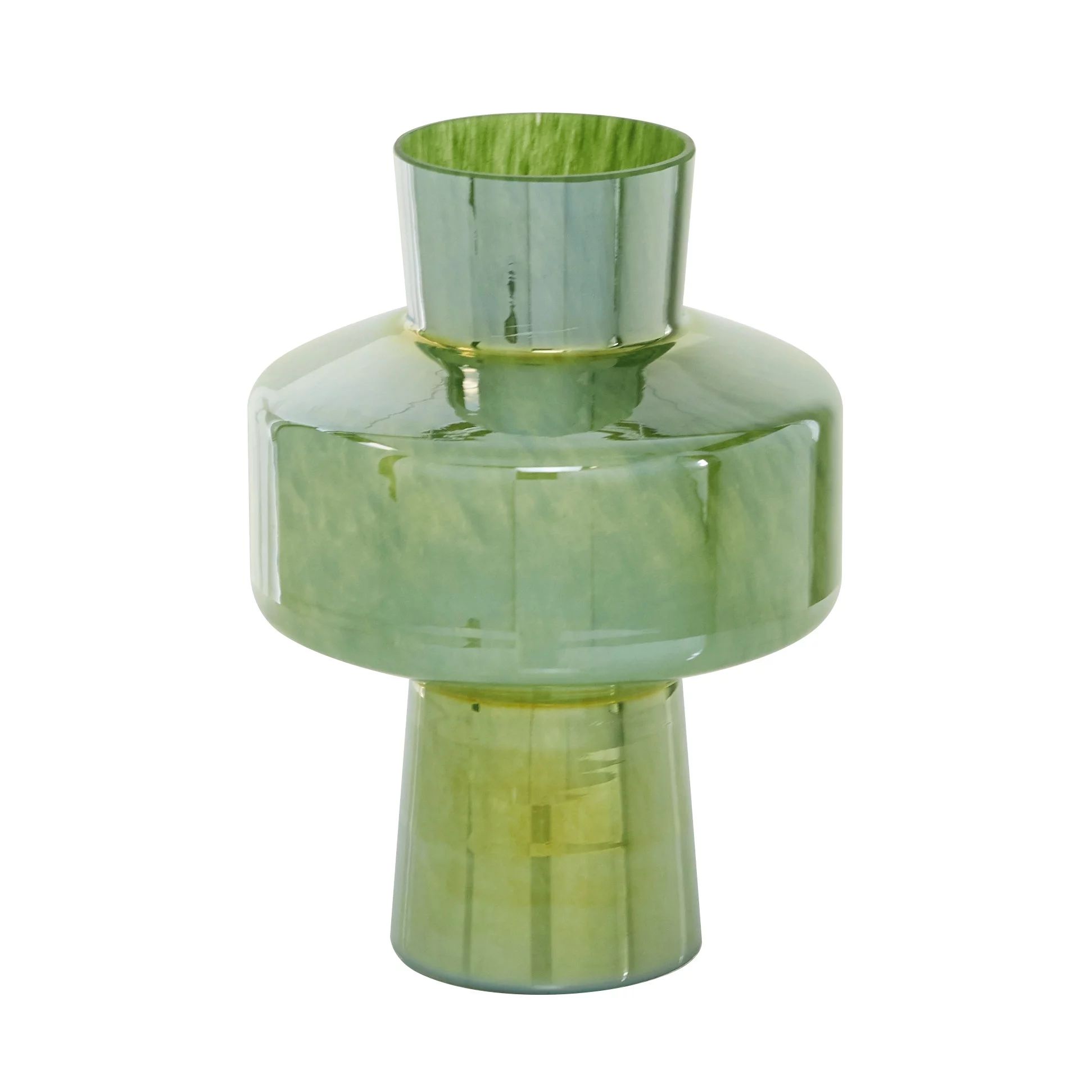 The Novogratz 13" Green Glass Vase | Walmart (US)