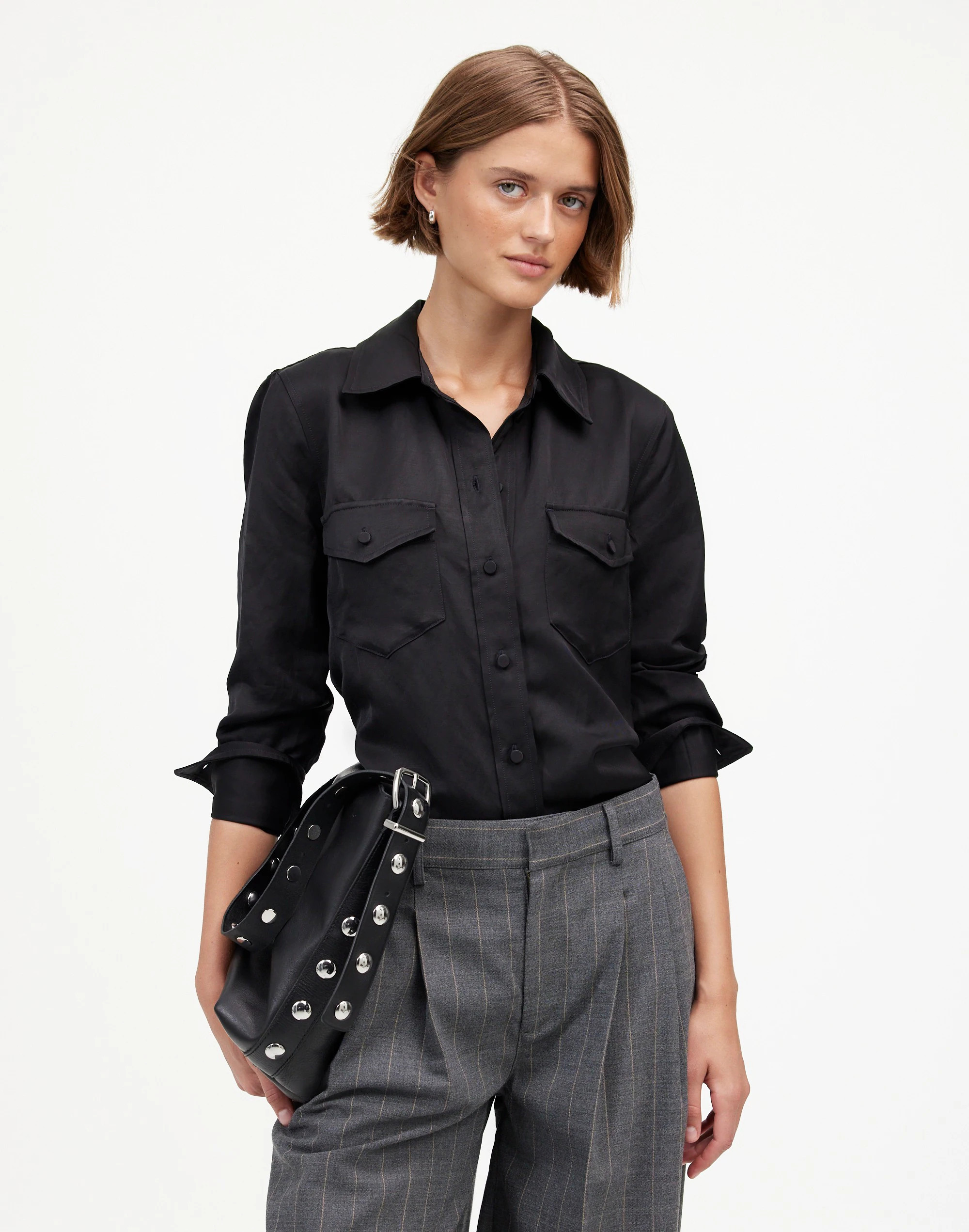 Western Shirt in Linen Blend | Madewell