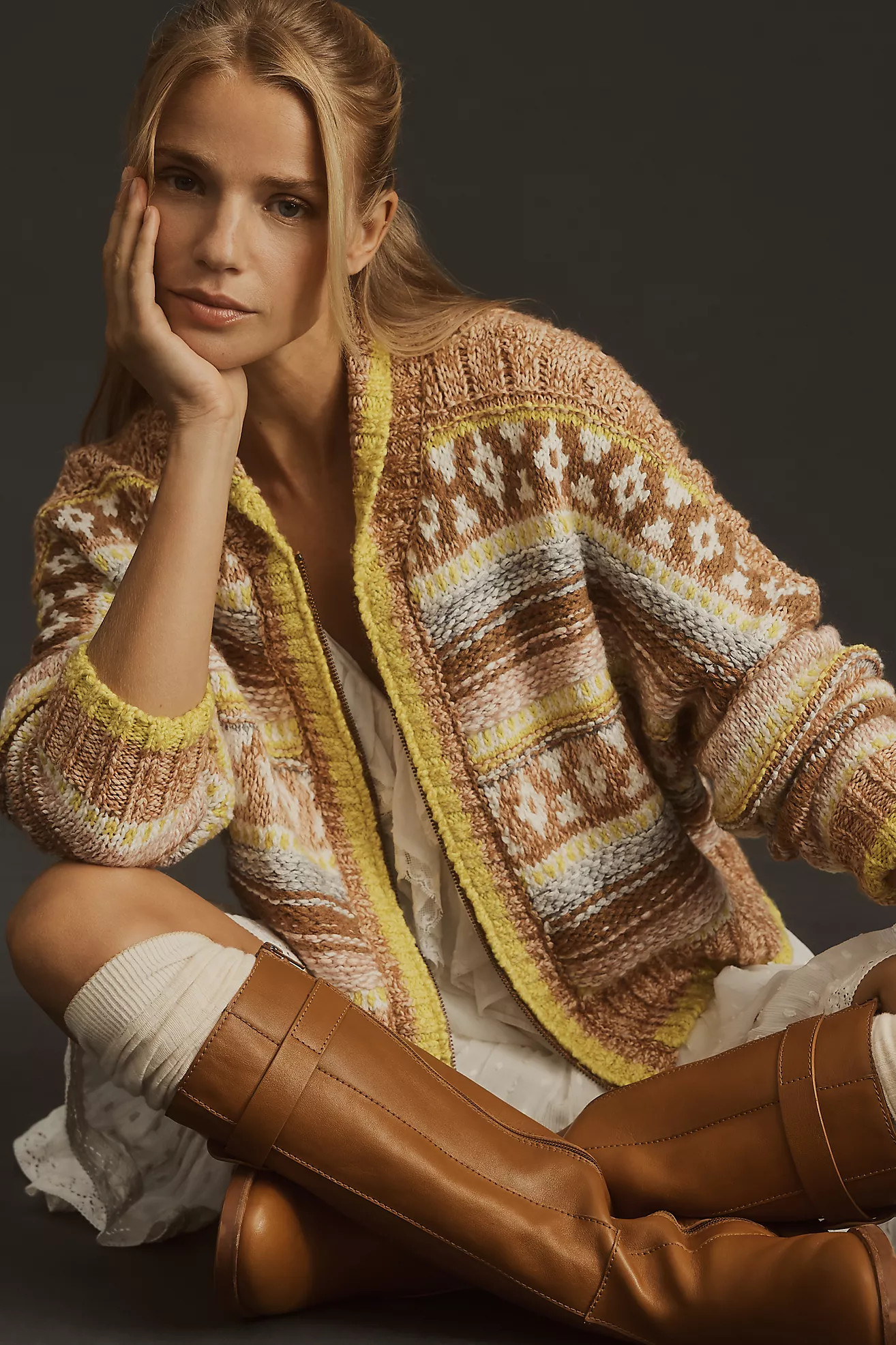 By Anthropologie Wander Zip-Up Cardigan Sweater | Anthropologie (US)