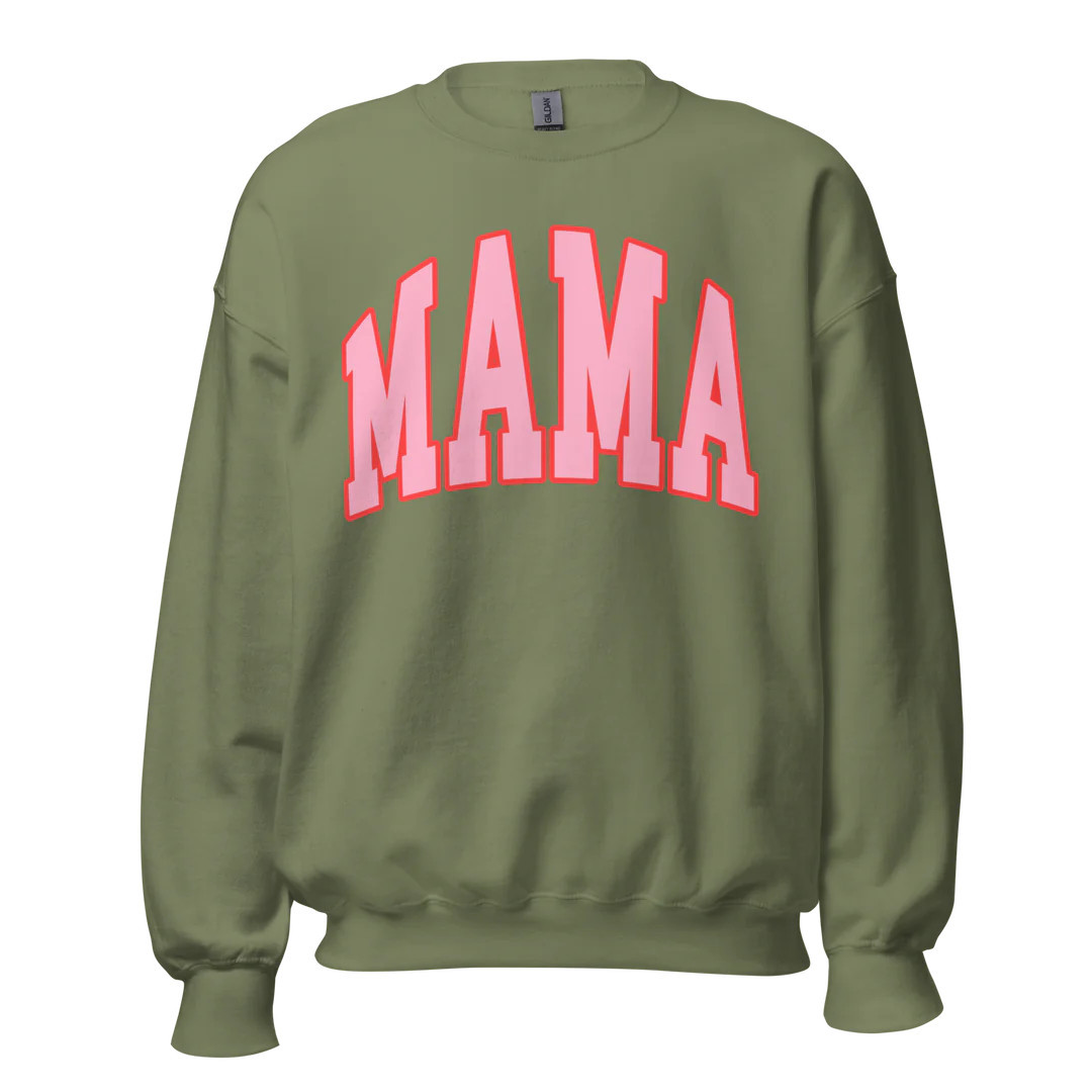 'Pink Mama' Crewneck Sweatshirt | United Monograms