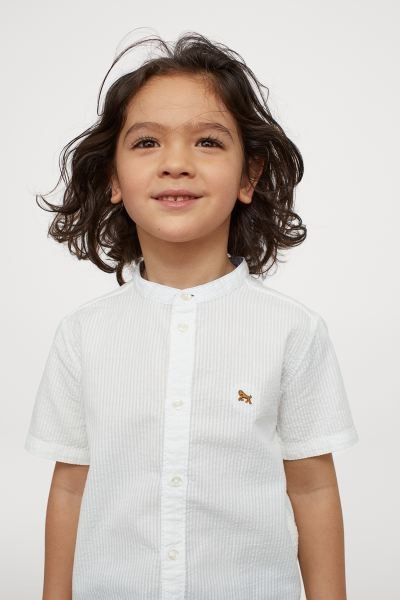 Band-collar Shirt | H&M (US + CA)