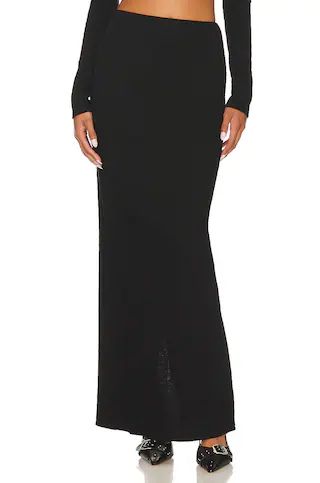 Lovers and Friends Idina Maxi Skirt in Black from Revolve.com | Revolve Clothing (Global)