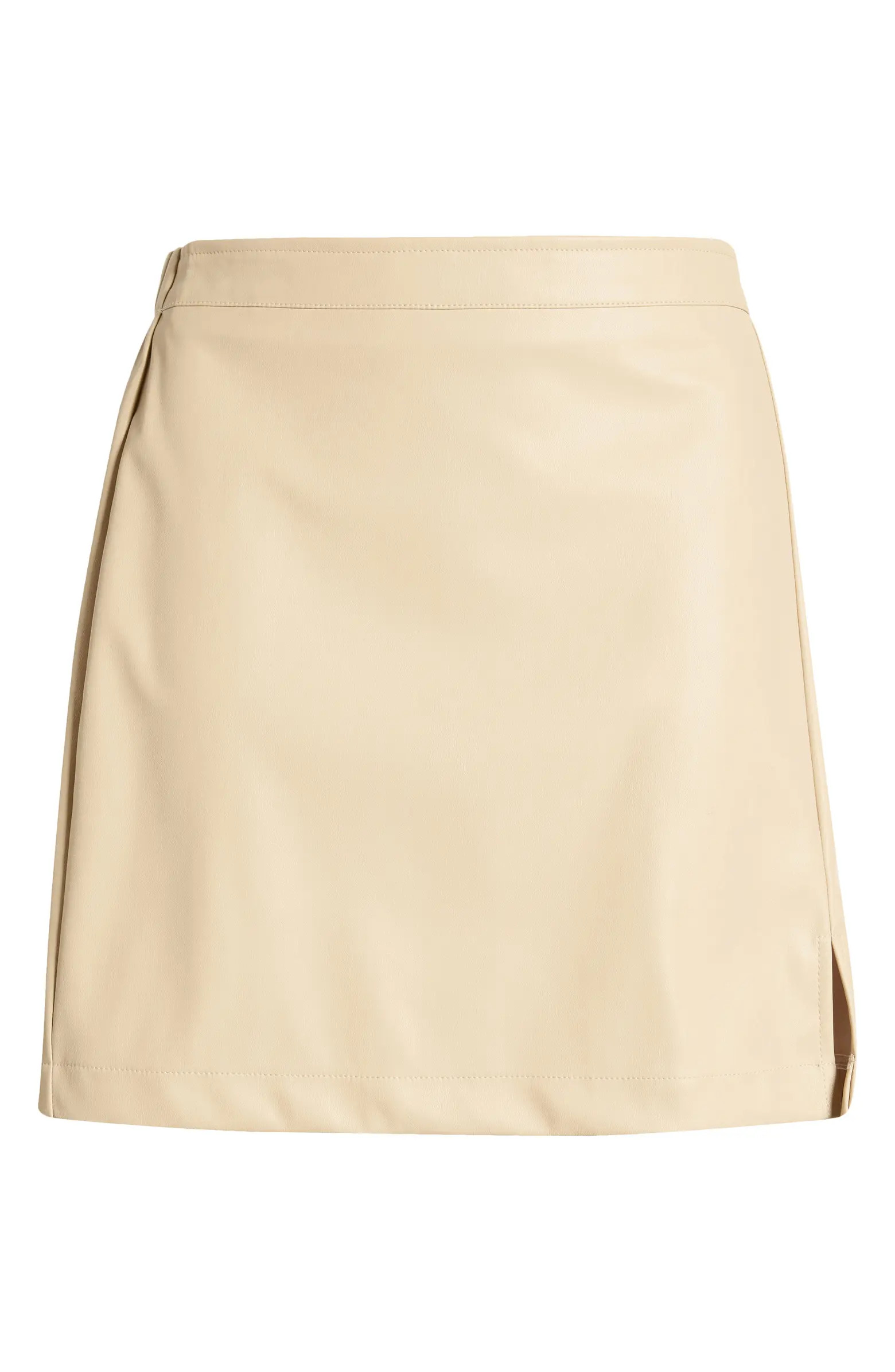 Faux Leather Miniskirt | Nordstrom