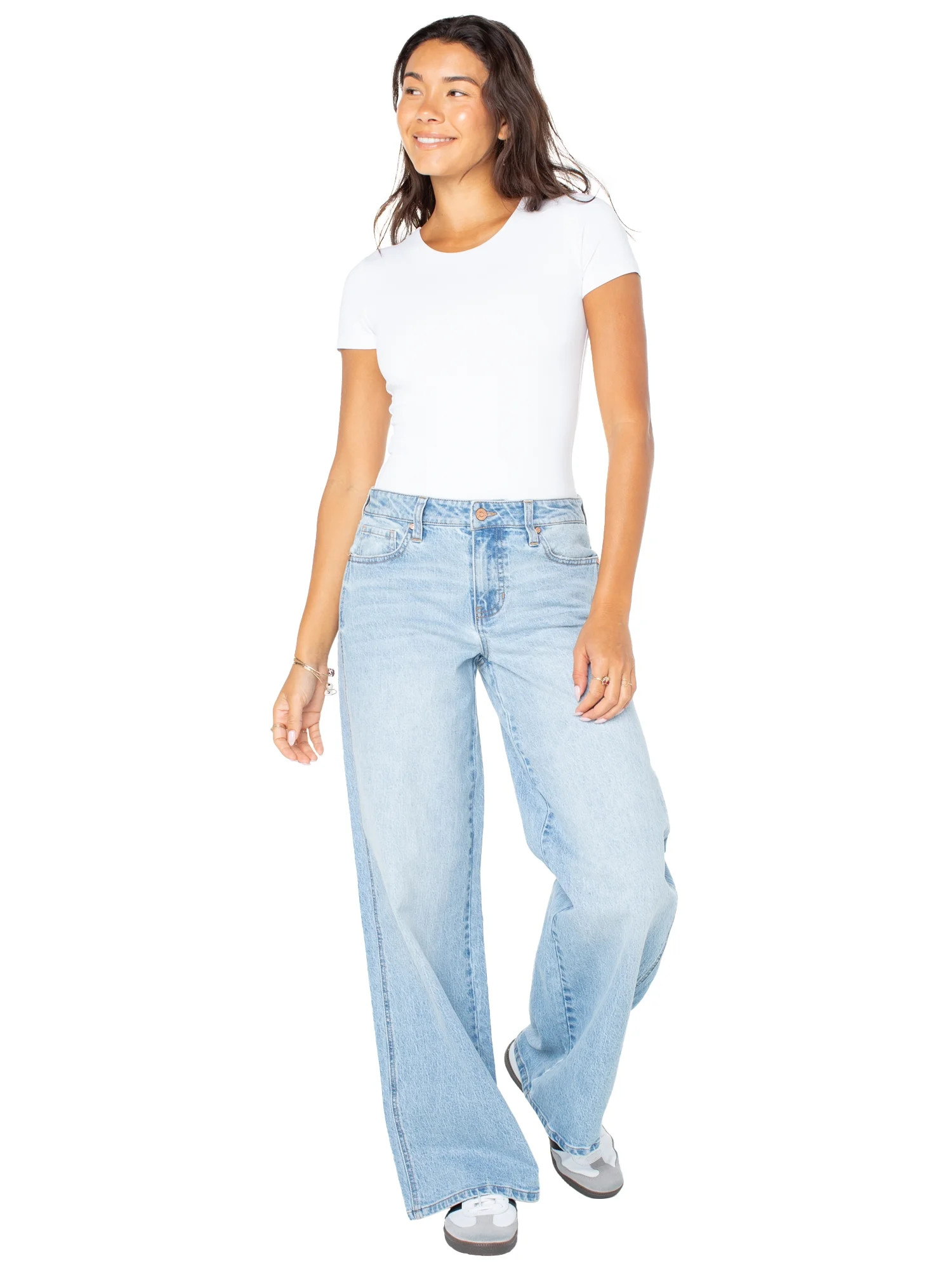 Celebrity Pink Juniors Baggy Wide Leg Jeans | Walmart (US)