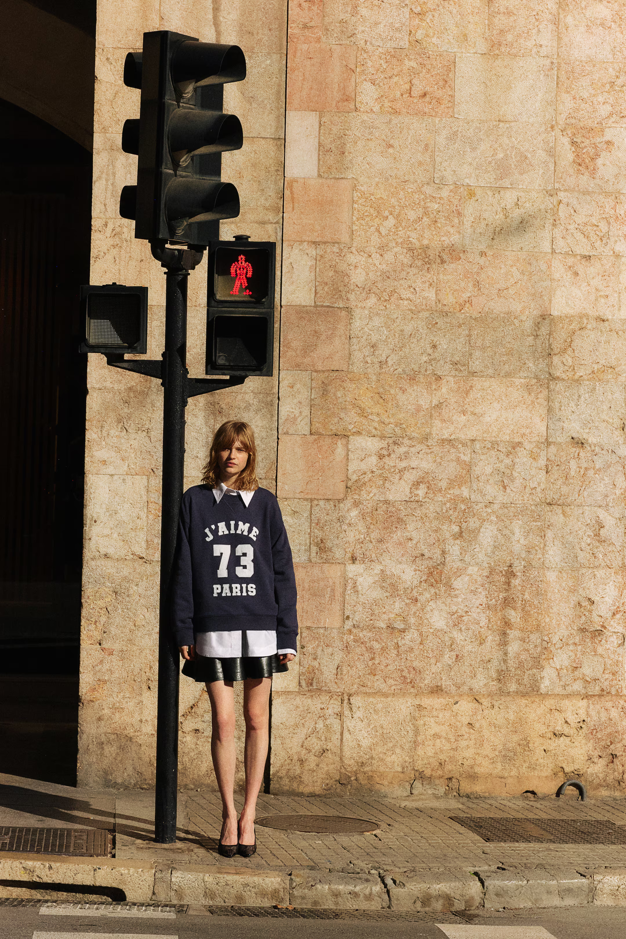 Sweatshirt with Text Motif | H&M (US + CA)