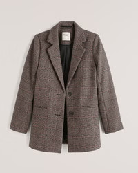 Wool-Blend Blazer Coat | Abercrombie & Fitch (US)