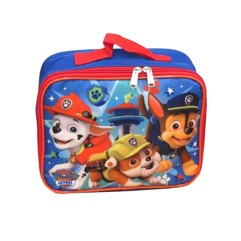 Boys Paw Patrol Insulated Lunch Bag Blue Lookout Tower Marshall Rubble Chase | Walmart (US)