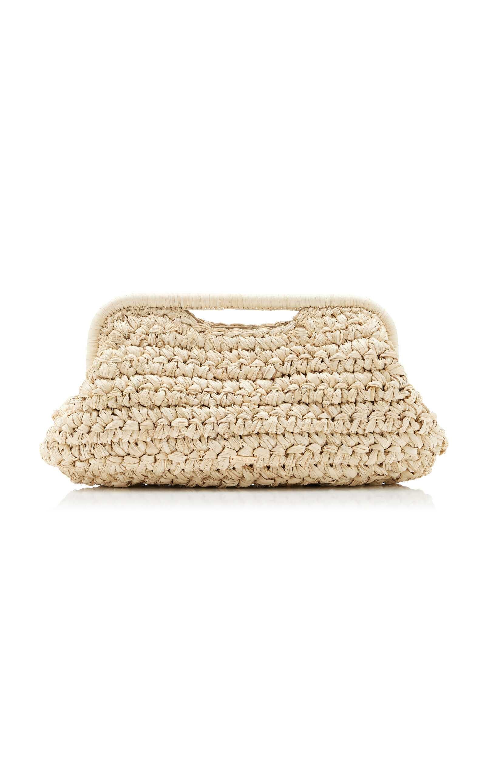 Aurora Large Raffia Clutch | Moda Operandi (Global)