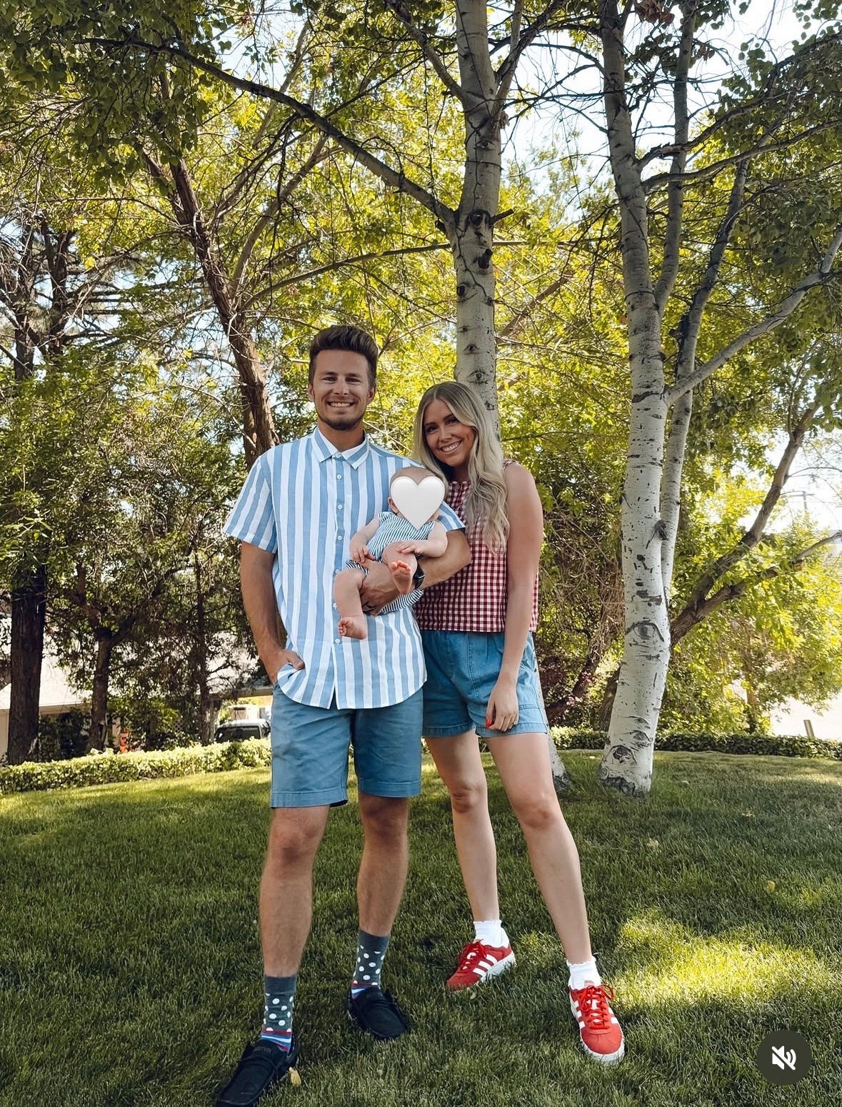 Fourth of July family outfits!
red gingham top: I sized up one to L
denim shorts: part of a set but true to size 
men’s striped shirt: he sized up one to L
men’s blue shorts: true to size 
men’s shoes: true to size 

| Fourth of July outfits | men’s summer outfit | baby boy summer outfit | womens summer outfit | amazon fashion

#LTKSeasonal #LTKBaby #LTKMens