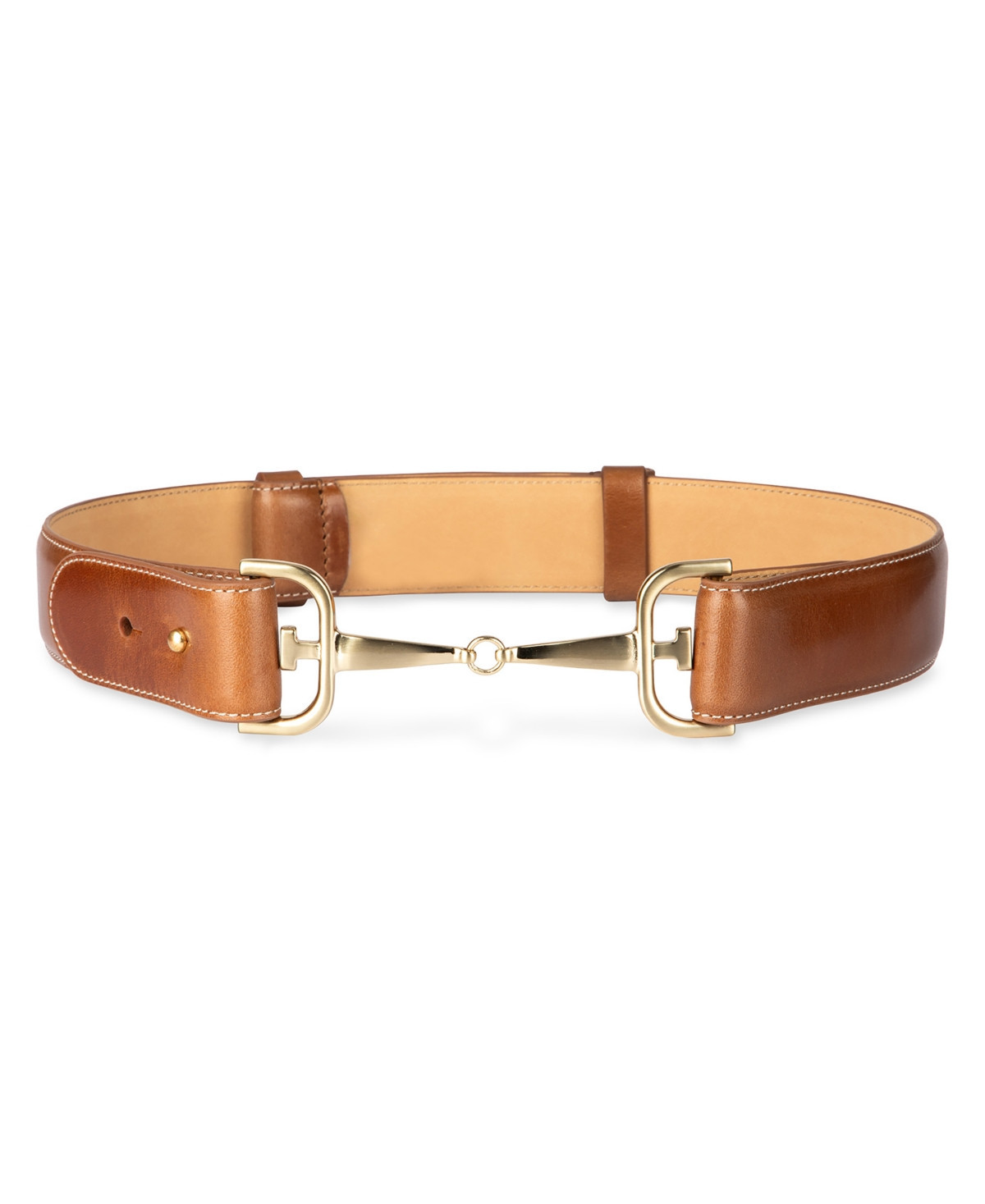 Sam Edelman Women's Horse Bit Buckle Waist Belt - Tan | Macy's