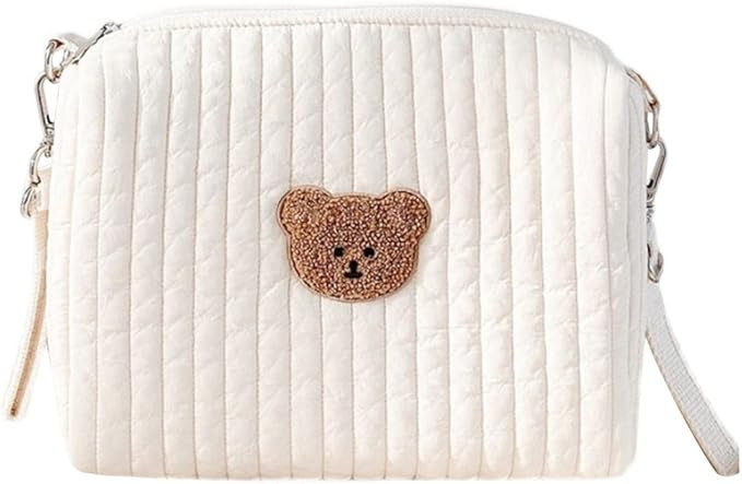 Lushandy Baby Small Diaper Bag Mini Stroller Storage Bag Quilted Cotton Cute Organizer Pouch Kawa... | Amazon (US)
