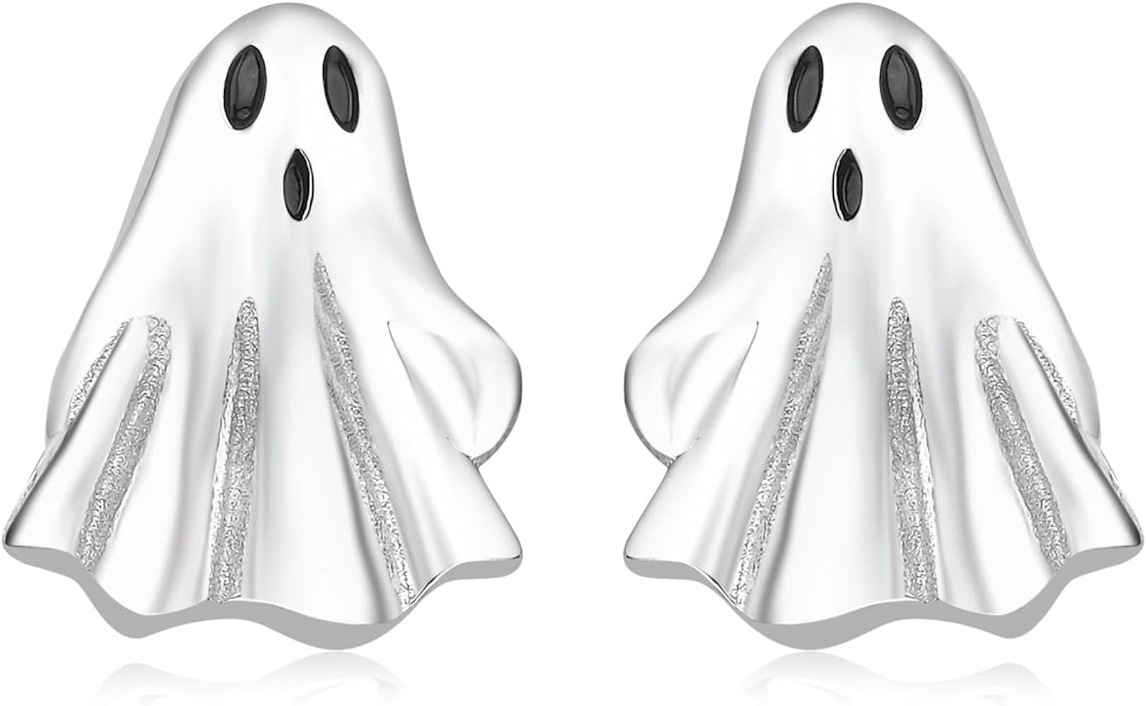 ORANGE FOREST Halloween Earrings 925 Sterling Silver Pumpkin Spider Ghost Stud Earrings Halloween... | Amazon (US)