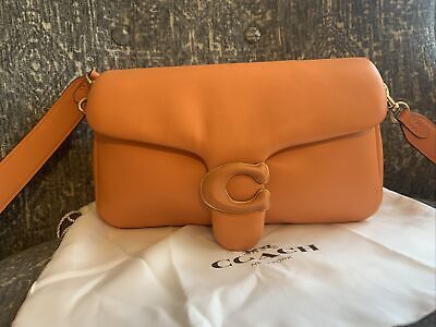 Coach Pillow Tabby Brass/Candied Orange C0772 Shoulder Bag 26 | eBay US