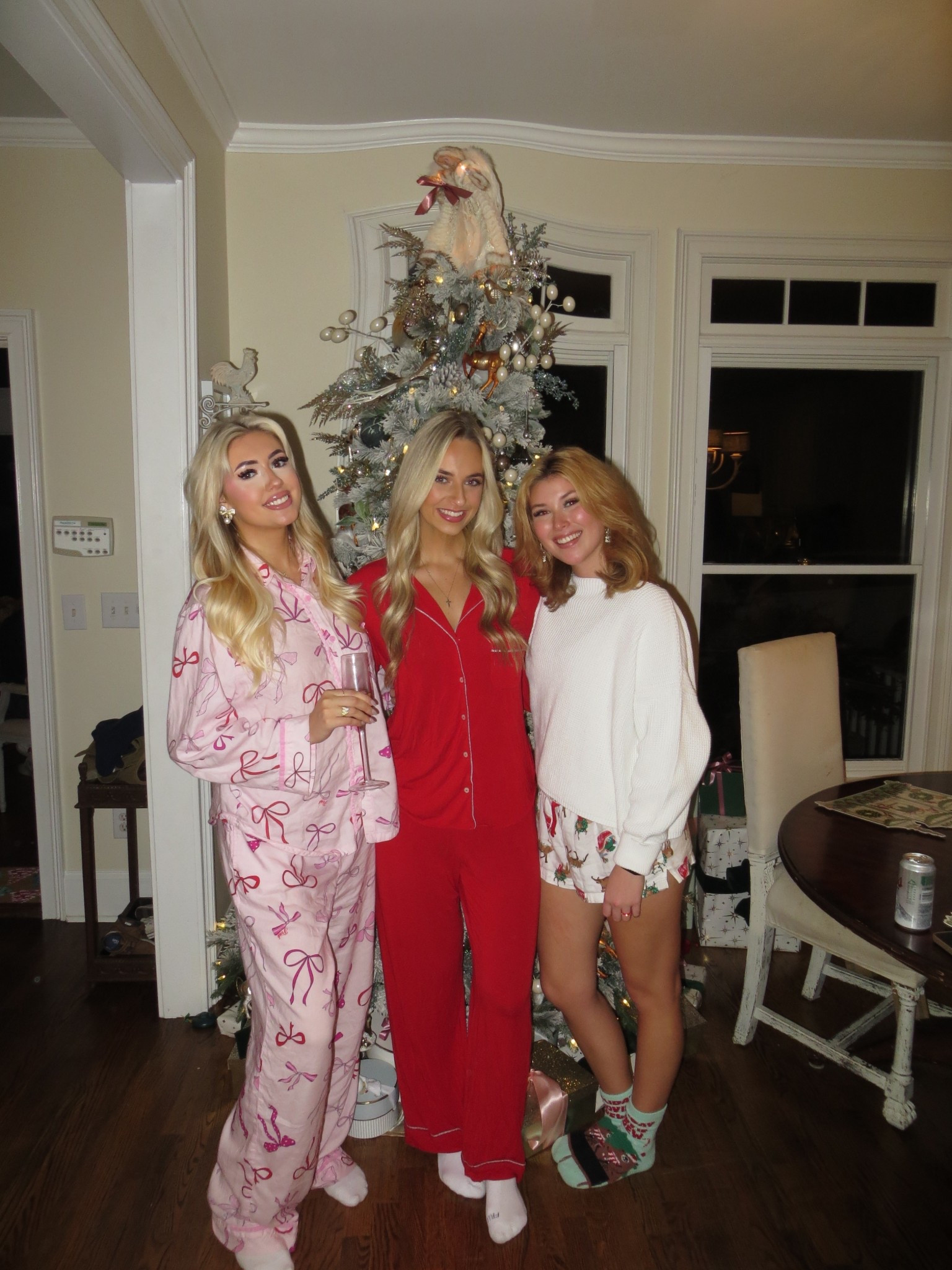 Annual Gingerbread HOUSE party ,ft. Our Christmas themed wedding pjs🎄🎄🎄
My Christmas boxers are from old navy from last year but their Christmas PJs this year are just as cute!! 

#winteroutfit #christmas #party #flannel #pajamas

#LTKGiftGuide #LTKSeasonal #LTKHoliday