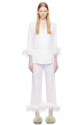White Party Pyjama Set | SSENSE