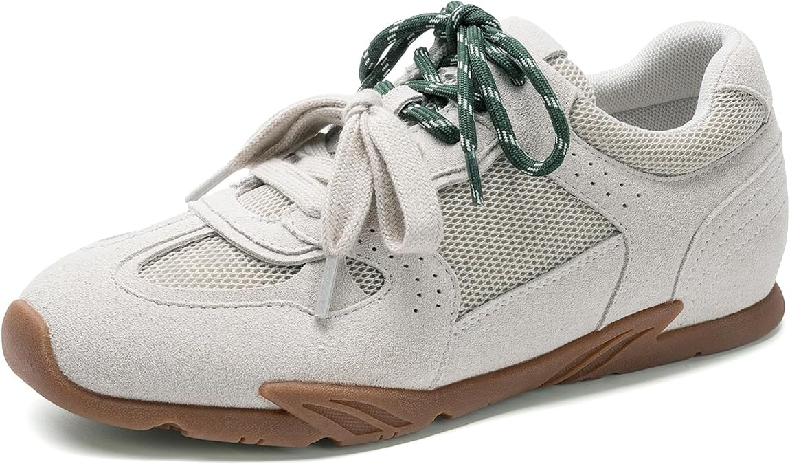 DREAM PAIRS Women's Retro Lace Up Sneakers, All-Day Comfort Lightweight Non Slip Casual Fashion W... | Amazon (US)