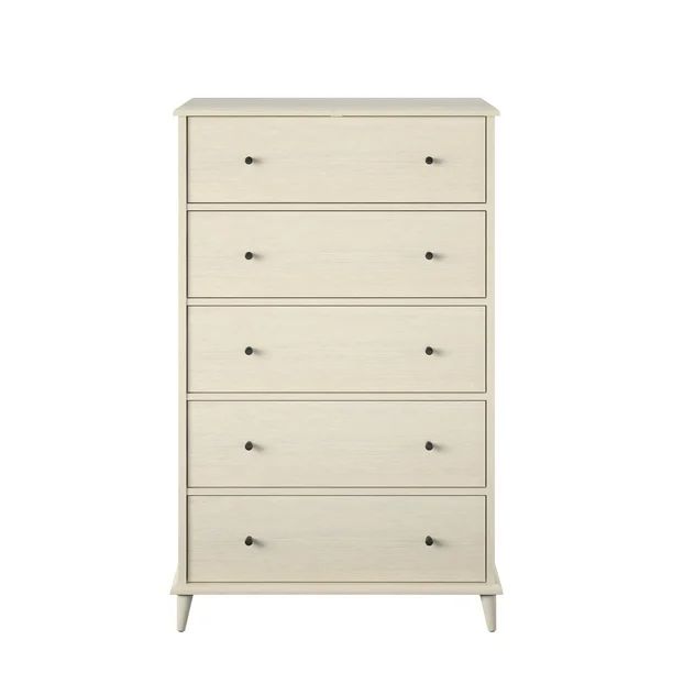 Queer Eye Farnsworth 5 Drawer Dresser, Ivory Oak | Walmart (US)