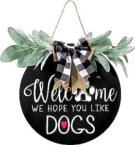 Rustic Welcome Sign for Front Door Decor Wooden Welcome Signs for Front Door Hangers for Front Do... | Amazon (US)