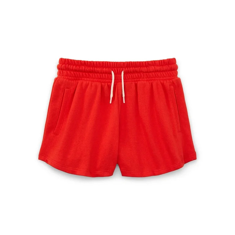 Weekend Academy Girls French Terry Pull-On Shorts, Sizes 4-18 | Walmart (US)