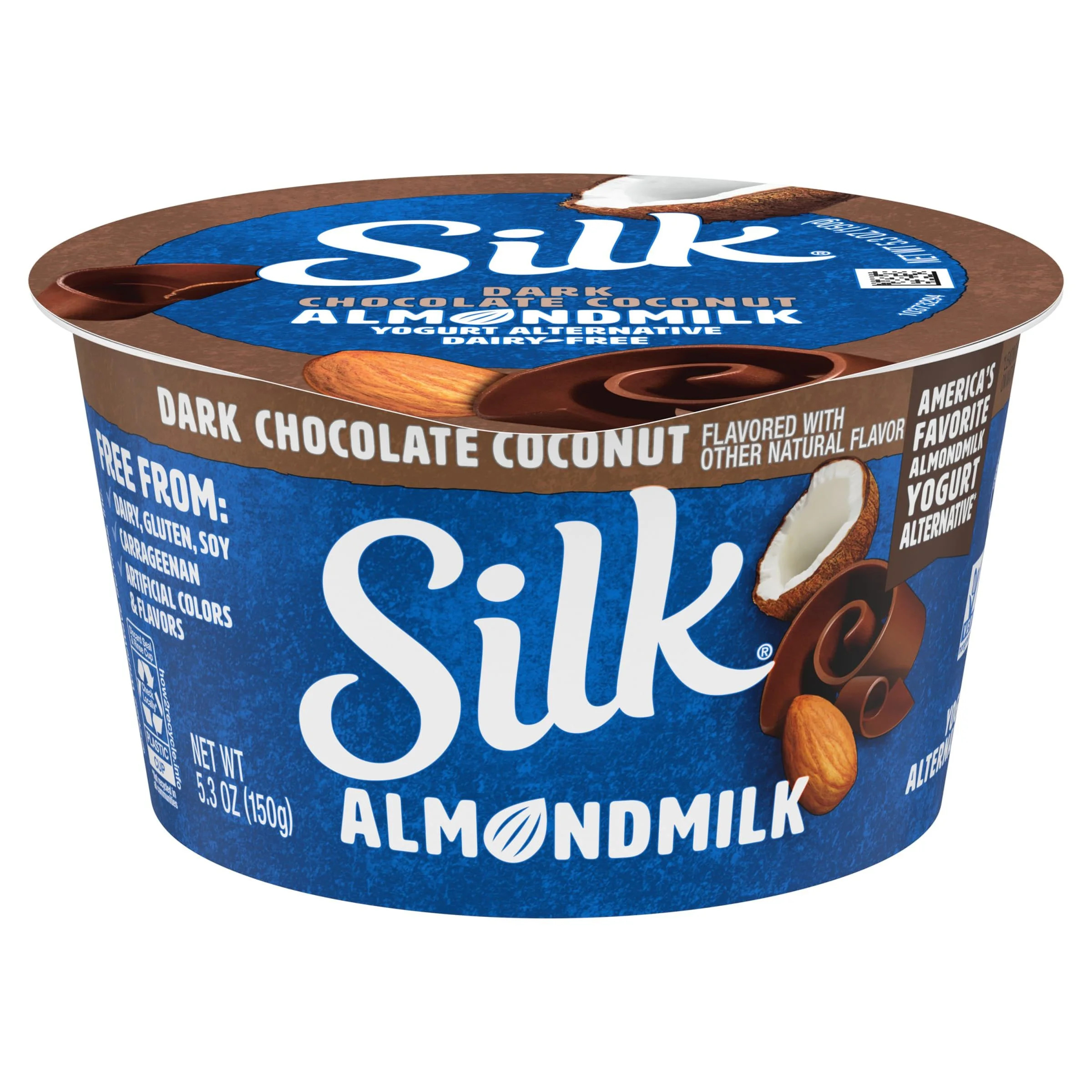 Silk Dairy Free, Dark Chocolate Coconut Plant Based, Almond Milk Yogurt Alternative Container, 5.... | Walmart (US)