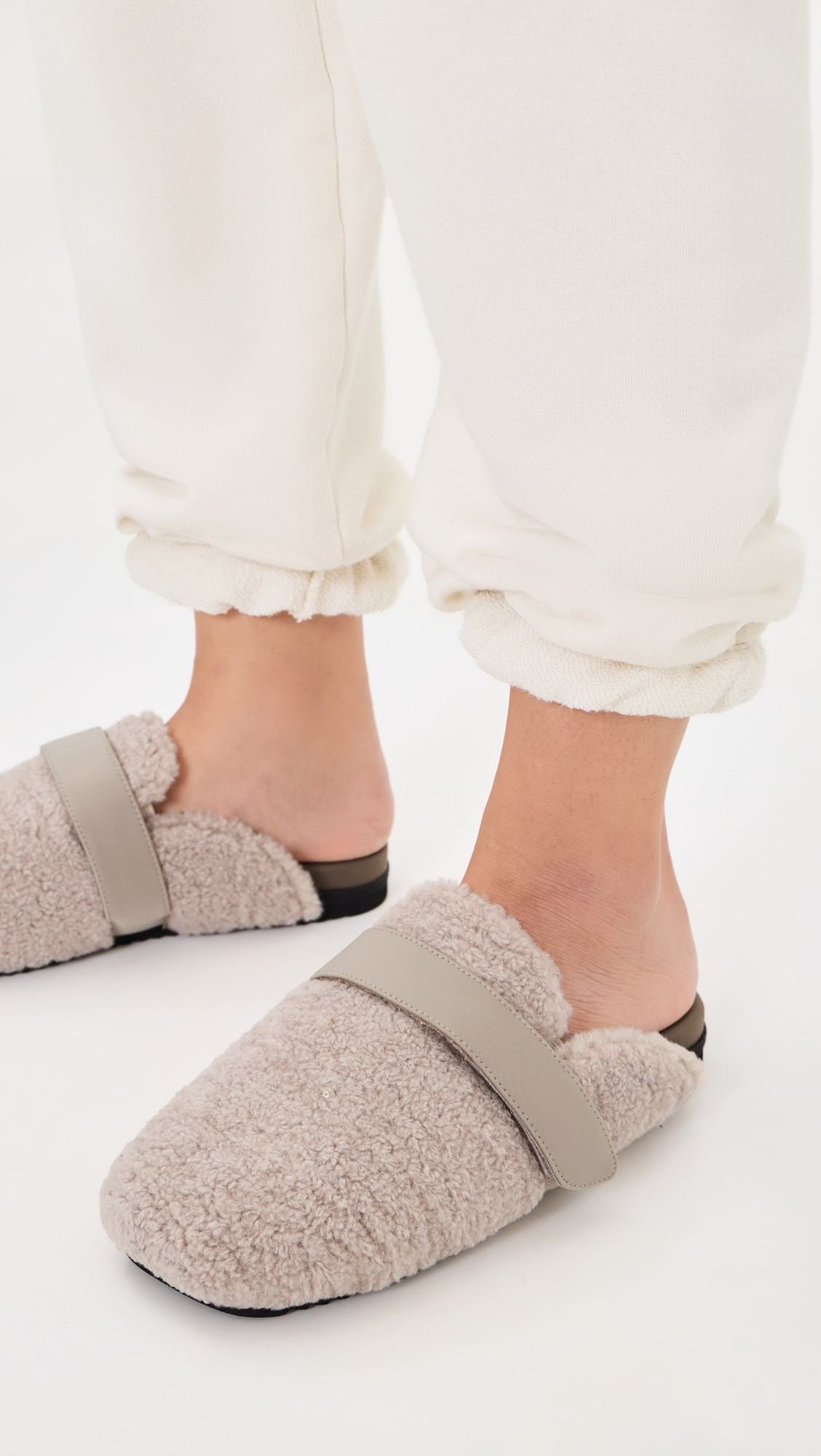 ROAM Slim Fuzzy Loaf Mules | Shopbop | Shopbop