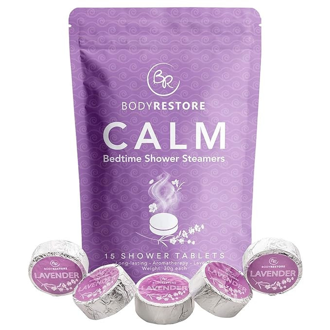 BodyRestore Shower Steamers Aromatherapy - 15 Pack Shower Bath Bombs for Women, Lavender Nighttim... | Amazon (US)