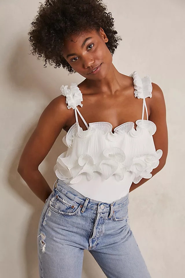 For The Frill Of It Bodysuit | Free People (Global - UK&FR Excluded)
