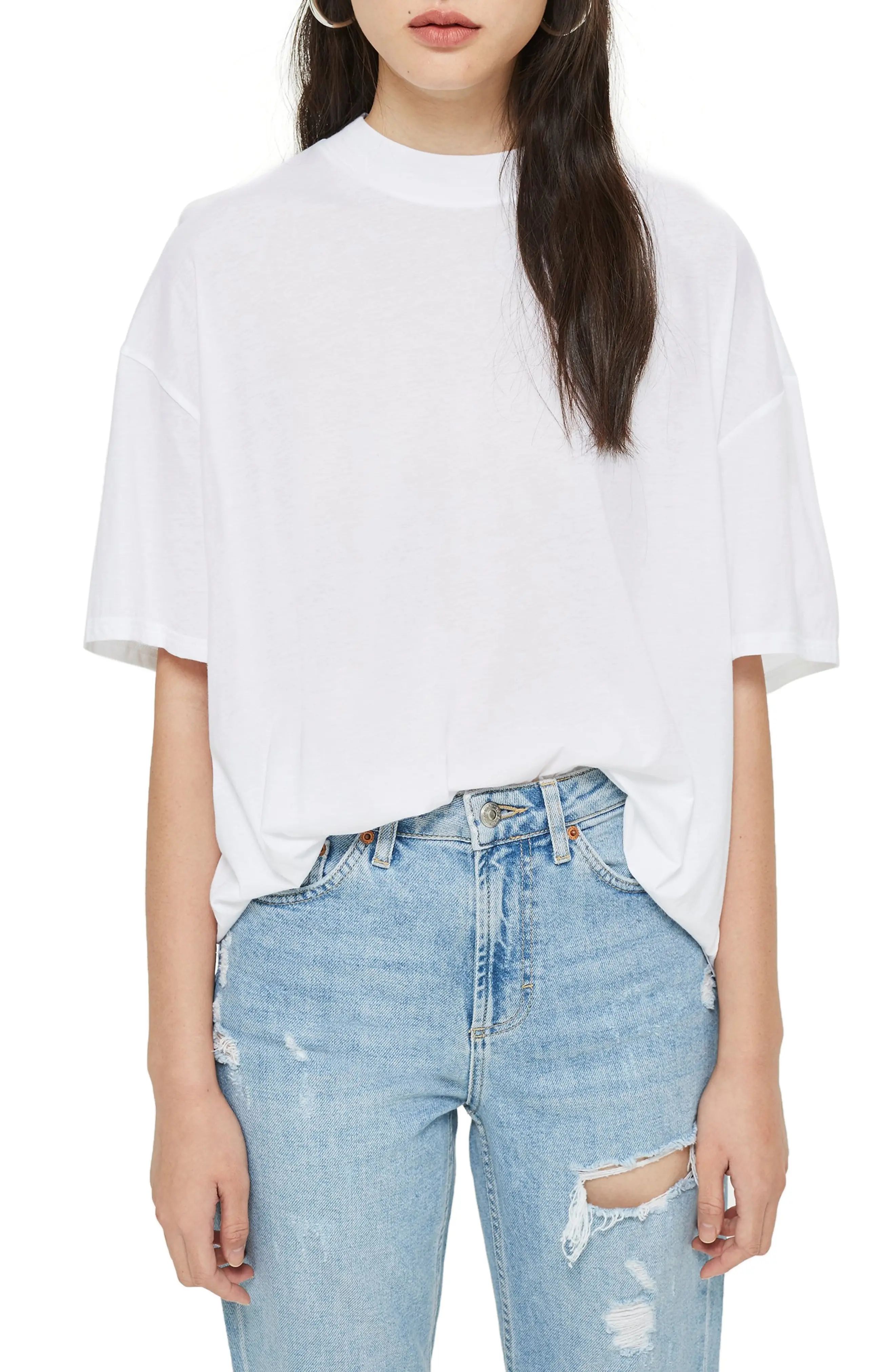 Topshop High Neck T-Shirt | Nordstrom