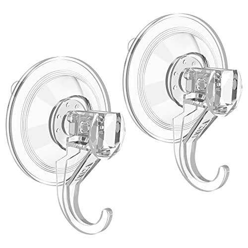 VIS'V Wreath Hanger, Large Clear Heavy Duty Suction Cup Wreath Hooks 22 LB Removable Strong Windo... | Amazon (US)