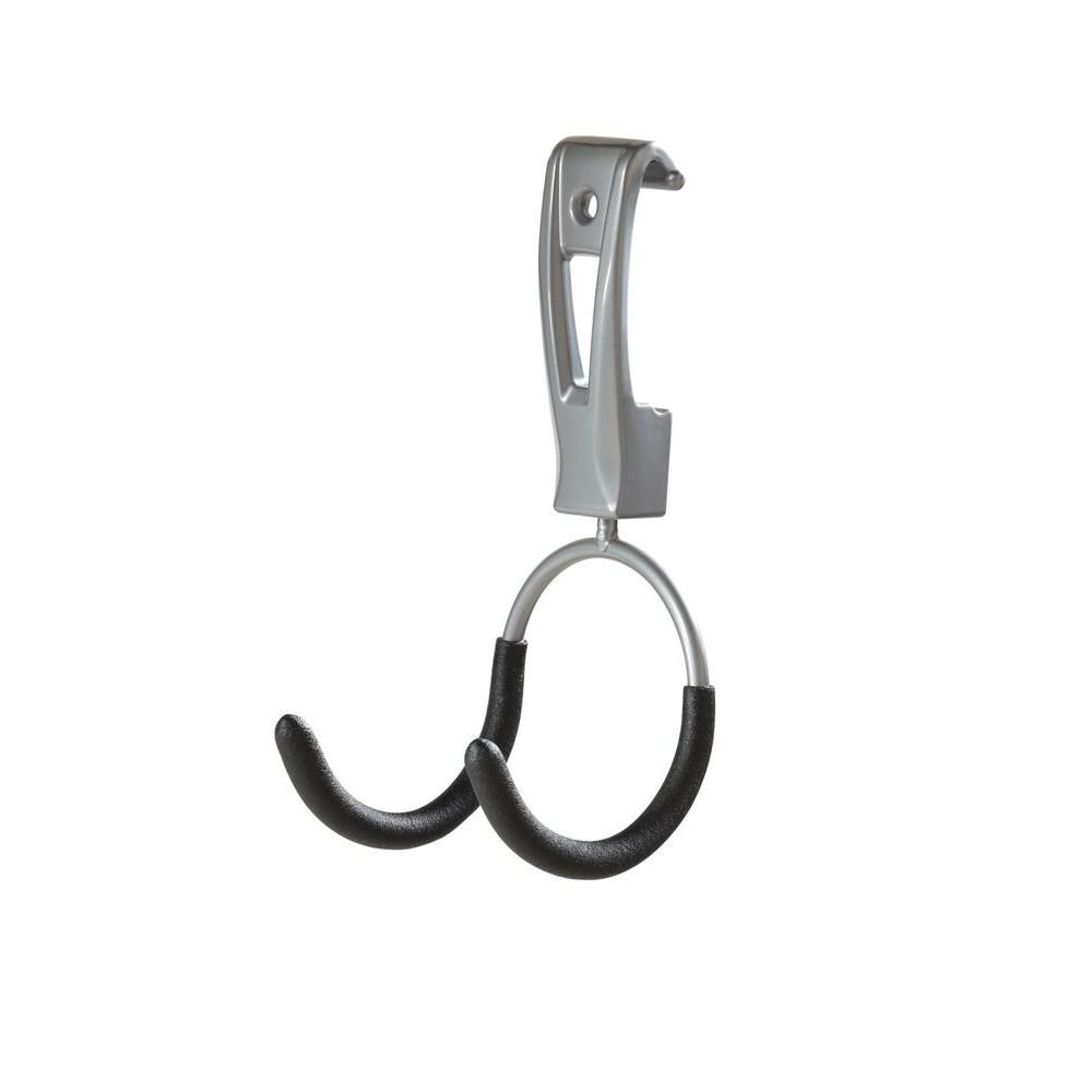 FastTrack Garage Silver Metallic Compact Hook | The Home Depot