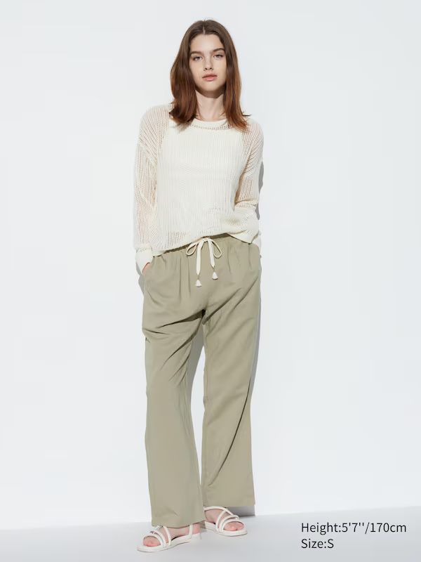 Linen Blend Easy Pants | UNIQLO (US)