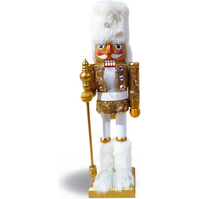 Nutcracker Ballet Gifts | Lavish Gold and White King | Maisonette | Maisonette