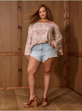 Festi Rodeo Denim Short | Torrid (US & Canada)
