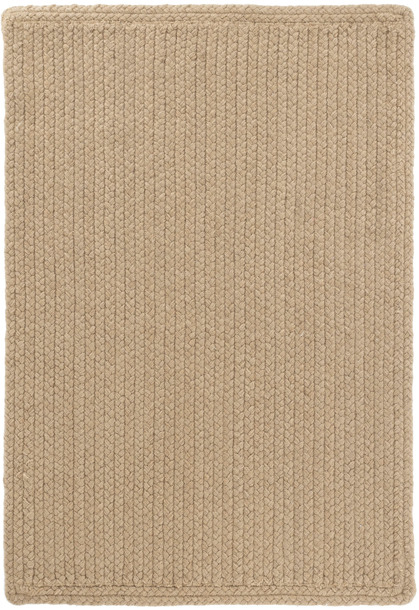 Neutral Rio Braided Handwoven Indoor/Outdoor 9' 6"" x 13' 6"" | Organic Materials rug | Rugs USA