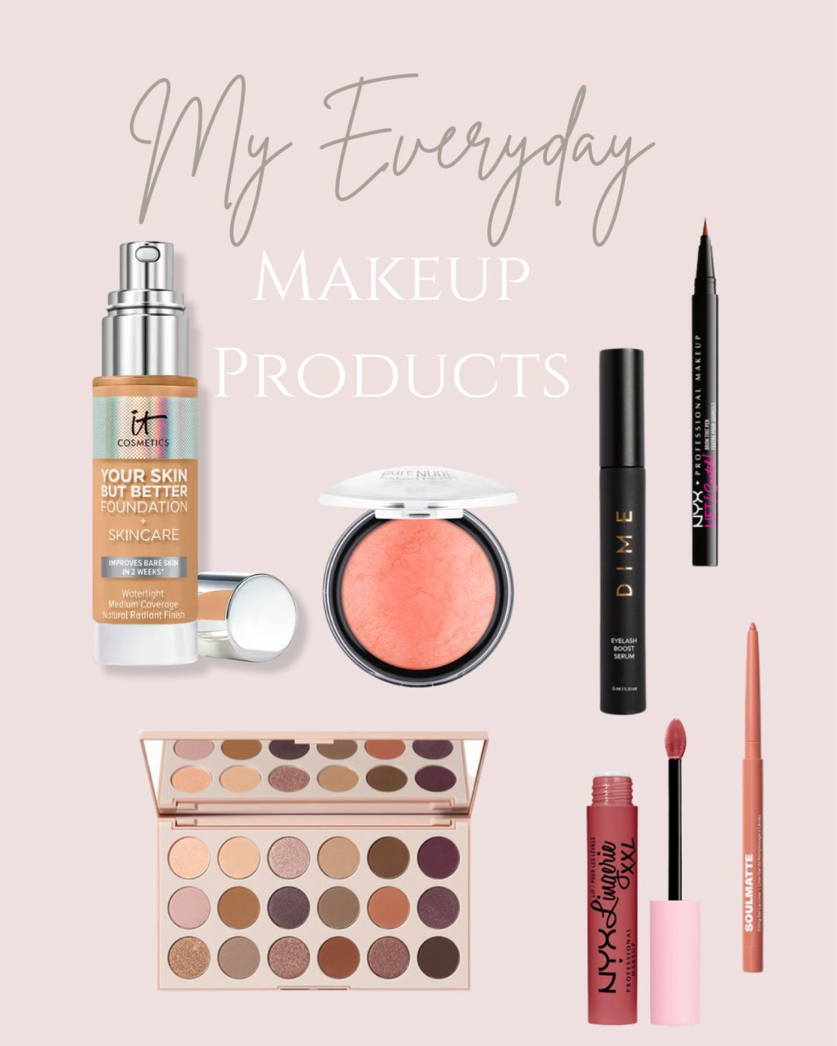 My everyday makeup products! 

#LTKbeauty #LTKFind #LTKstyletip