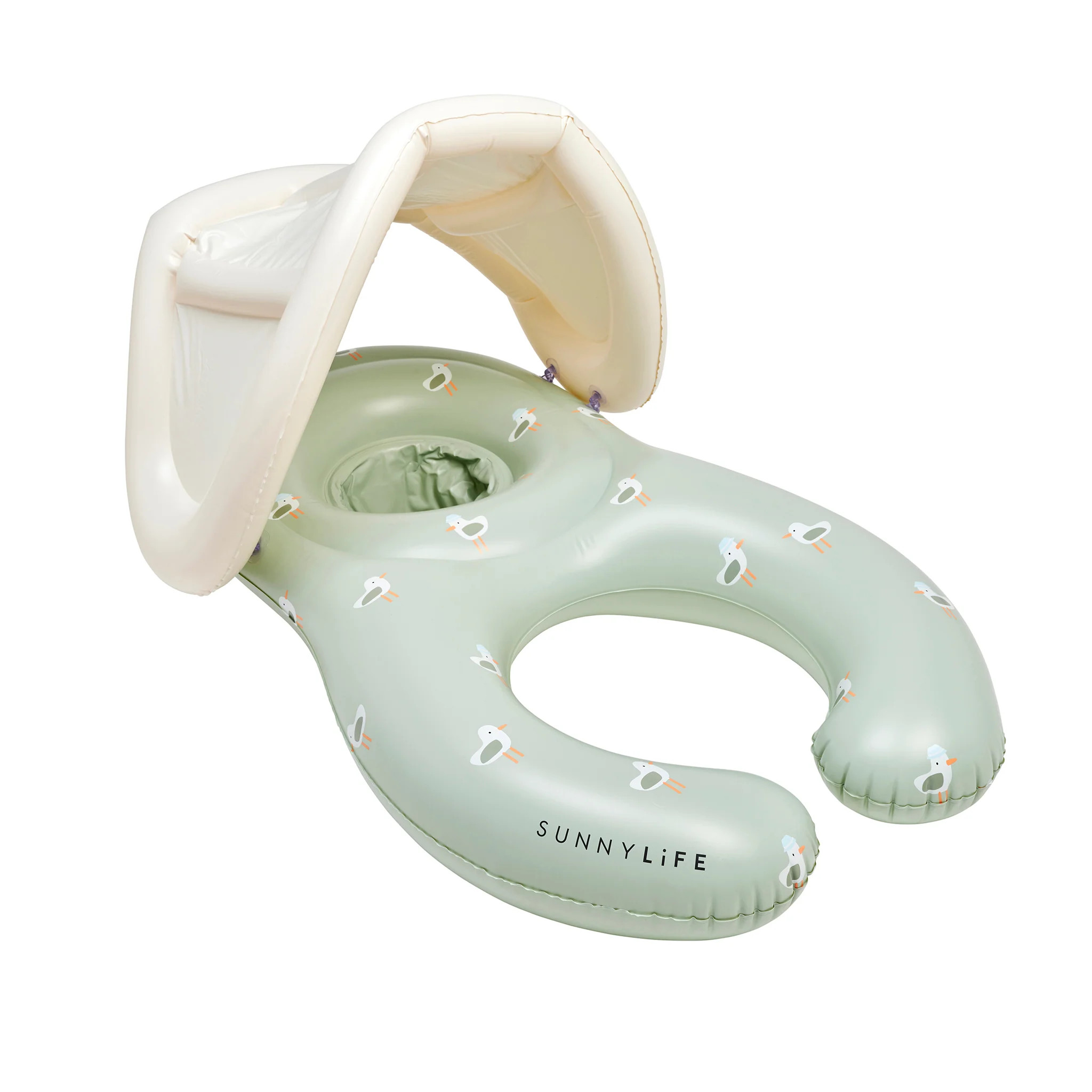 Float Together Baby Seat - Sammy the Seagull Green | SUNNYLIFE US