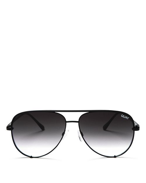 Quay Quay Women's High Key Brow Bar Aviator Sunglasses, 56mm Gifts | Bloomingdale's (US)