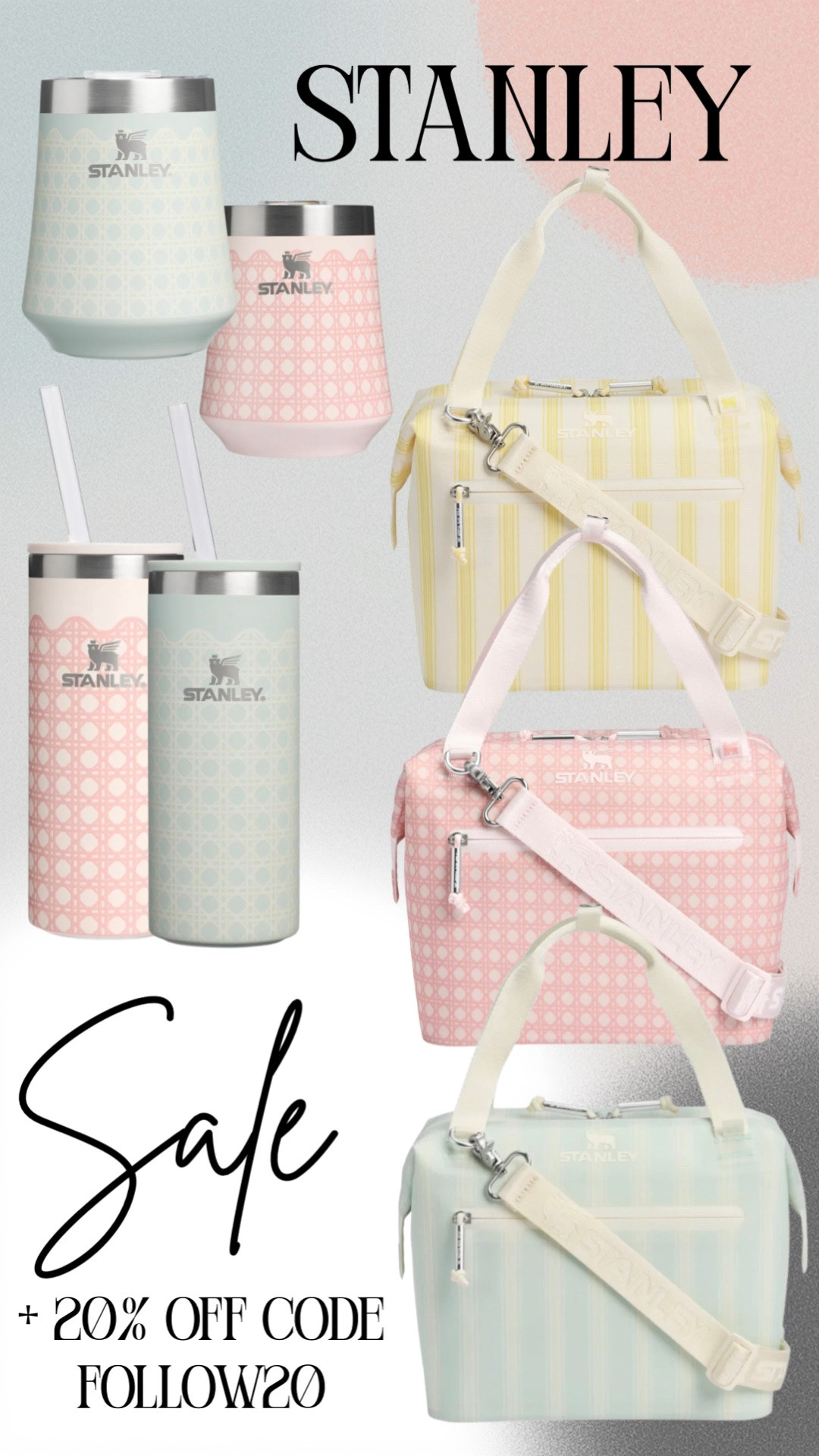 20% off sale items code FOLLOW20

The code doesn't work on quenchers, does work on most coolers and other items

#LTKSaleAlert #LTKHome #LTKActive